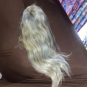 Elegant Silver Blonde Hair wig